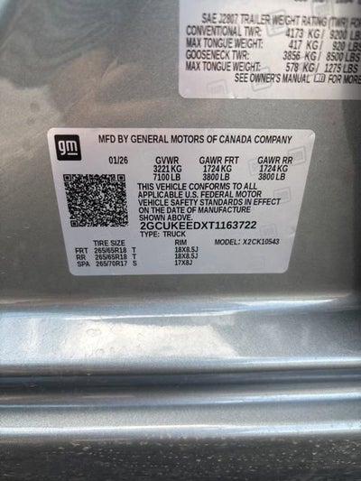 2026 Chevrolet Silverado 1500 RST